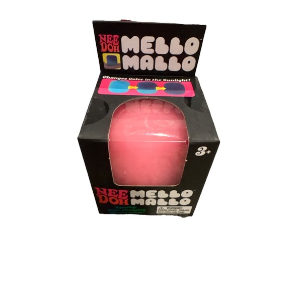 Nee Doh Other - Schylling NeeDoh Mello Mallo Pink Color Changing Squishy Stress Toy Fidget Rare